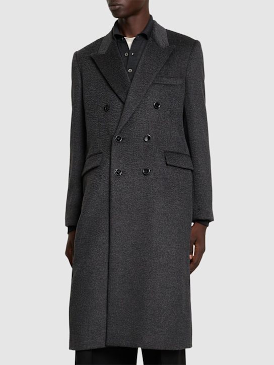 Lardini: Attitude wool & alpaca coat - men_2 | Luisa Via Roma
