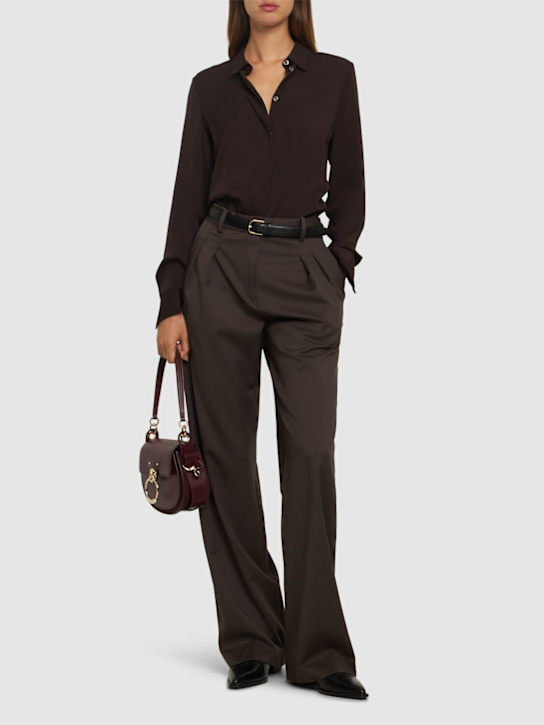 Theory: Silk satin shirt - women_1 | Luisa Via Roma