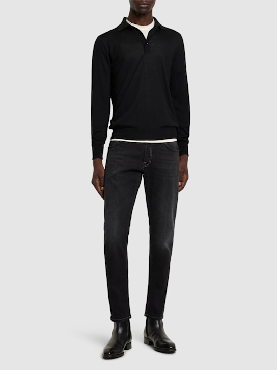 PT Torino: Langärmeliger Polopullover aus Wolle - men_1 | Luisa Via Roma