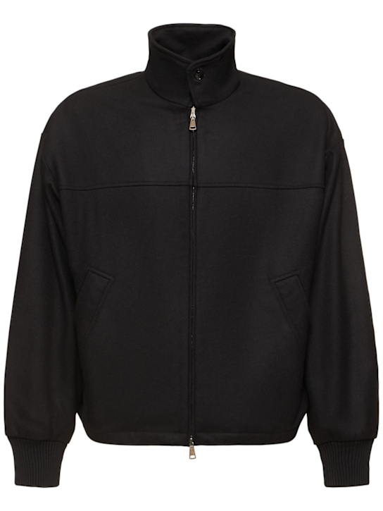 CELLAR DOOR: Giacca Lou in misto lana - Nero - men_0 | Luisa Via Roma