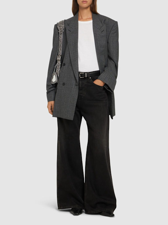 Diesel: 1996 D-Sire low rise wide jeans - Grey - women_1 | Luisa Via Roma