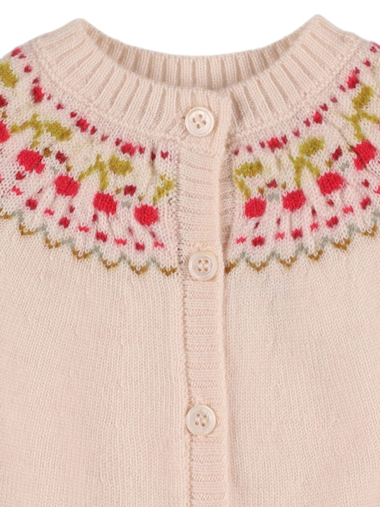 Bonpoint: ストレッチウールニットカーディガン - kids-boys_1 | Luisa Via Roma