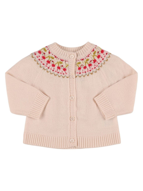 Bonpoint: ストレッチウールニットカーディガン - kids-boys_0 | Luisa Via Roma