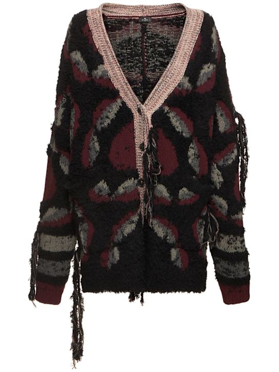 Etro: Wool blend cardigan - women_0 | Luisa Via Roma