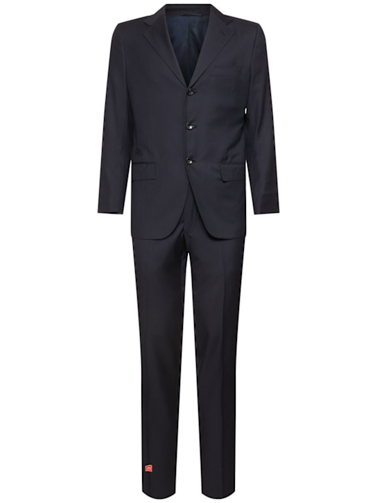 Kiton: Single breast wool suit - men_0 | Luisa Via Roma