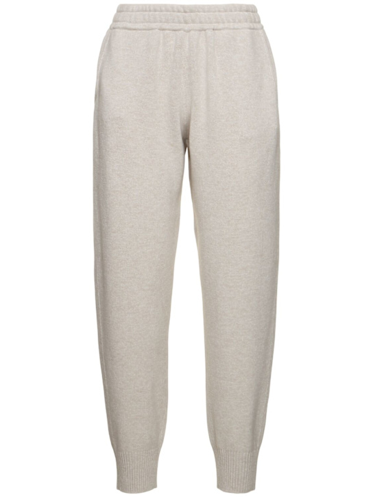 Brunello Cucinelli: ウールブレンドスウェットパンツ - women_0 | Luisa Via Roma