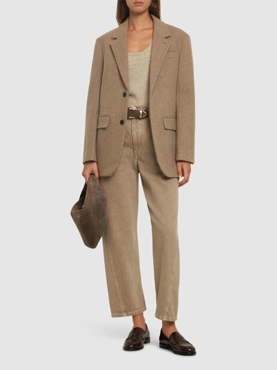 Dunst: Unisex classic 2-button wool blazer - women_1 | Luisa Via Roma