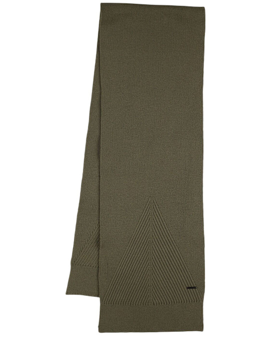 Alphatauri: Affa scarf - Olive Green - men_0 | Luisa Via Roma