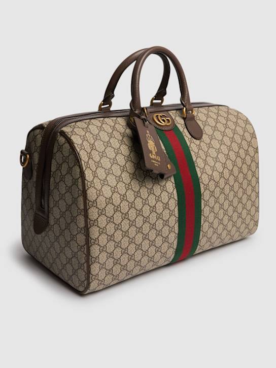 Gucci: The Gucci Savoy medium travel duffle bag - Beige - women_1 | Luisa Via Roma