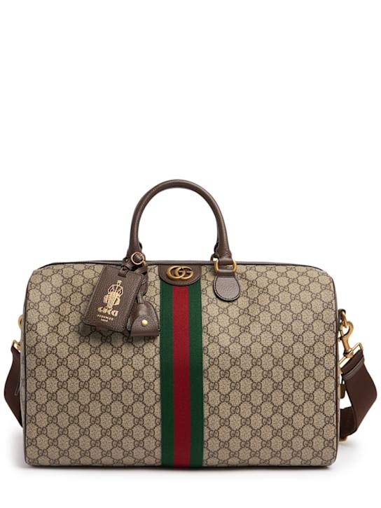 Gucci: The Gucci Savoy medium travel duffle bag - Beige - women_0 | Luisa Via Roma