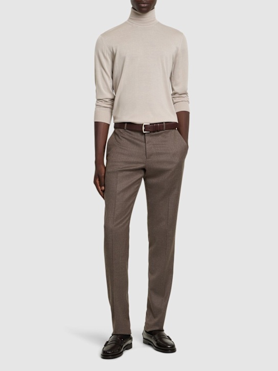 PT Torino: スリムフィットスーパーファインウールセーター - men_1 | Luisa Via Roma