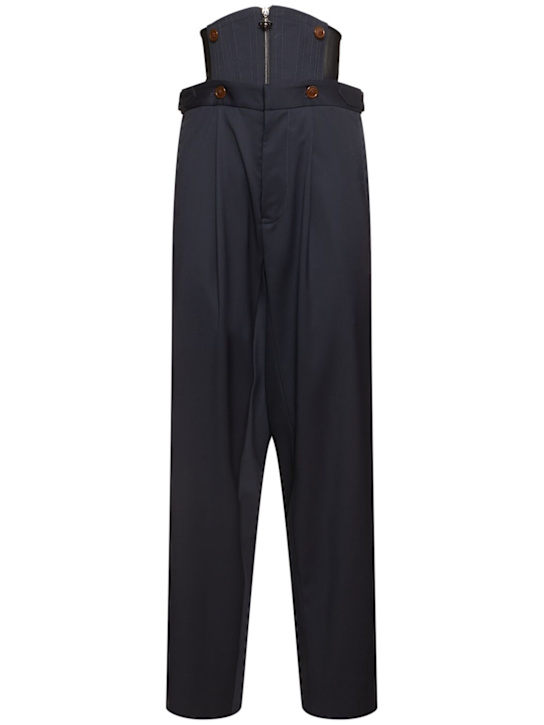 Vivienne Westwood: Macca corset straight pants - women_0 | Luisa Via Roma