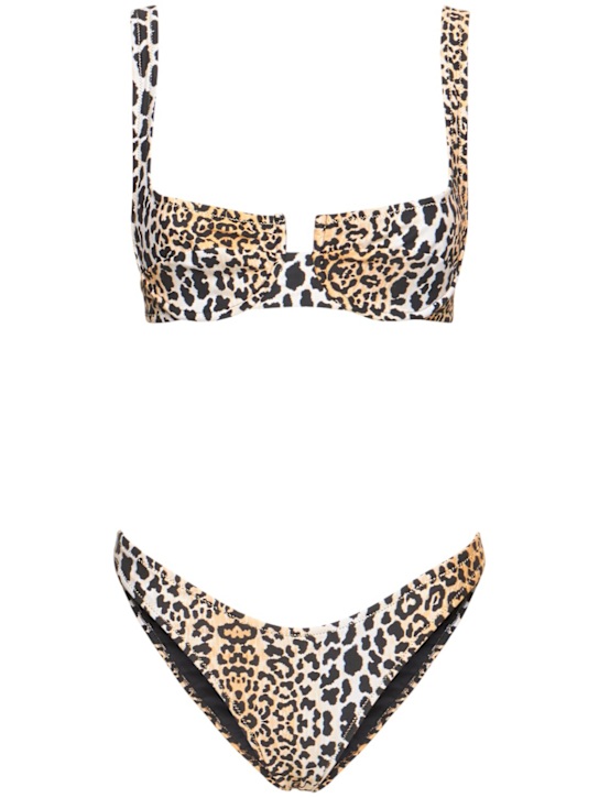 Reina Olga: Brigitte underwired printed bikini - Leopard - women_0 | Luisa Via Roma