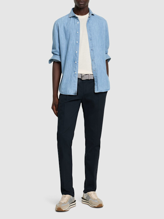 Lardini: ストレッチコットンパンツ - men_1 | Luisa Via Roma