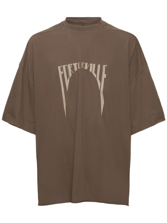 Rick Owens: T-shirt Tommy T Porterville in cotone - men_0 | Luisa Via Roma