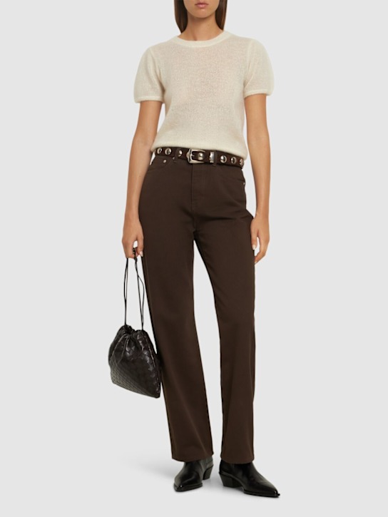 Dunst: Short sleeved knit top - women_1 | Luisa Via Roma