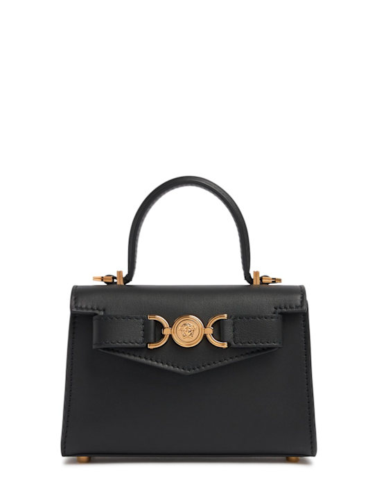 Versace: Mini Medusa '95 leather top handle bag - women_0 | Luisa Via Roma