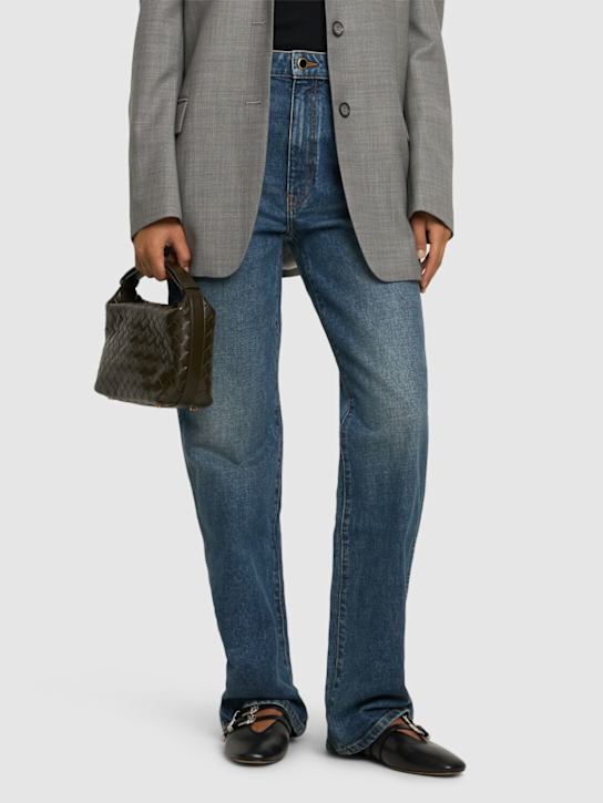 Le Monde Beryl: 10mm Claudia leather ballerina flats - women_1 | Luisa Via Roma