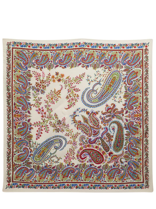 Etro: Turandot printed silk scarf - women_0 | Luisa Via Roma