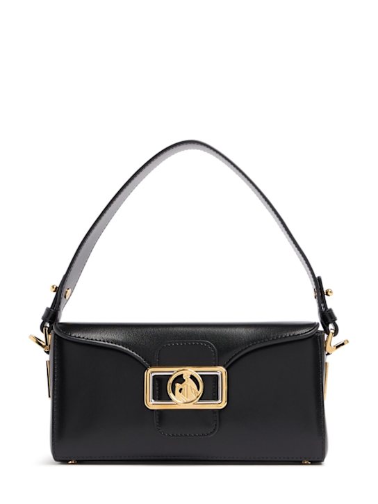 Lanvin: Borsa Pencil Box in pelle - Nero - women_0 | Luisa Via Roma