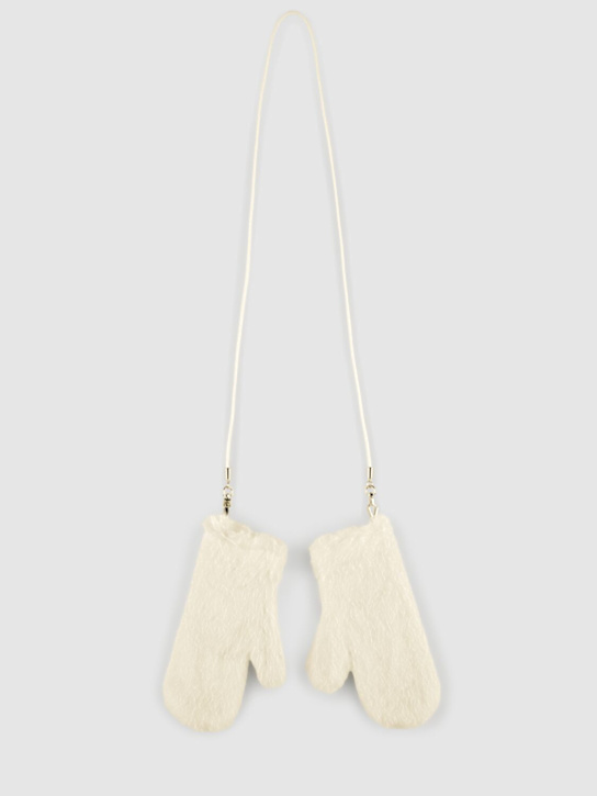 Max Mara: Guanti Ombrato in teddy di misto lana - women_1 | Luisa Via Roma