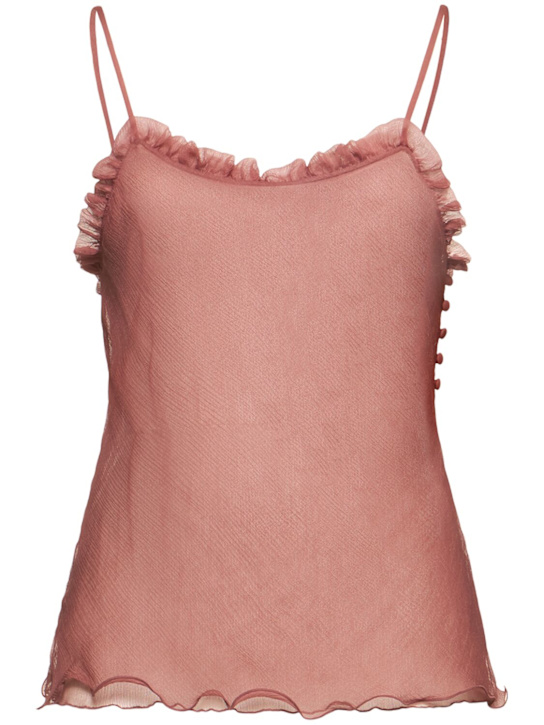 Chloé: Silk tulle top - women_0 | Luisa Via Roma