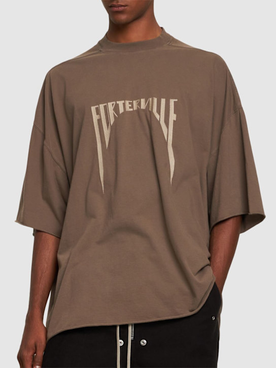 Rick Owens: T-shirt Tommy T Porterville in cotone - men_2 | Luisa Via Roma