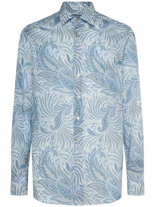 Etro: Roma cotton shirt - men_0 | Luisa Via Roma