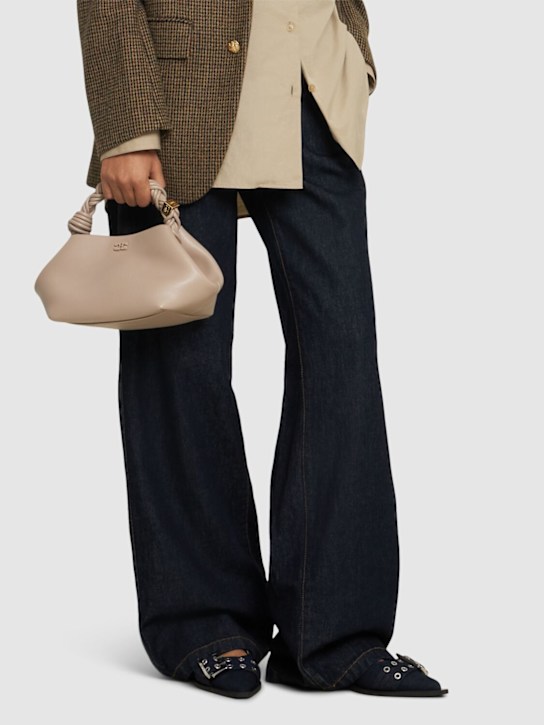 GANNI: Small Bou recycled leather bag - women_1 | Luisa Via Roma