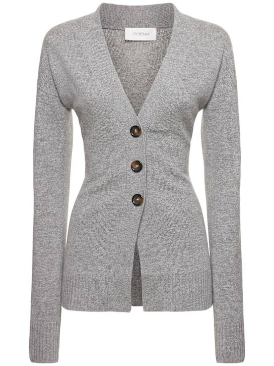 Sportmax: Gondola knit cardigan - women_0 | Luisa Via Roma