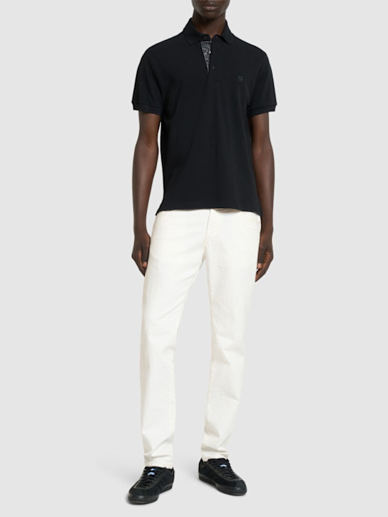 Etro: Roma棉质POLO衫 - men_1 | Luisa Via Roma