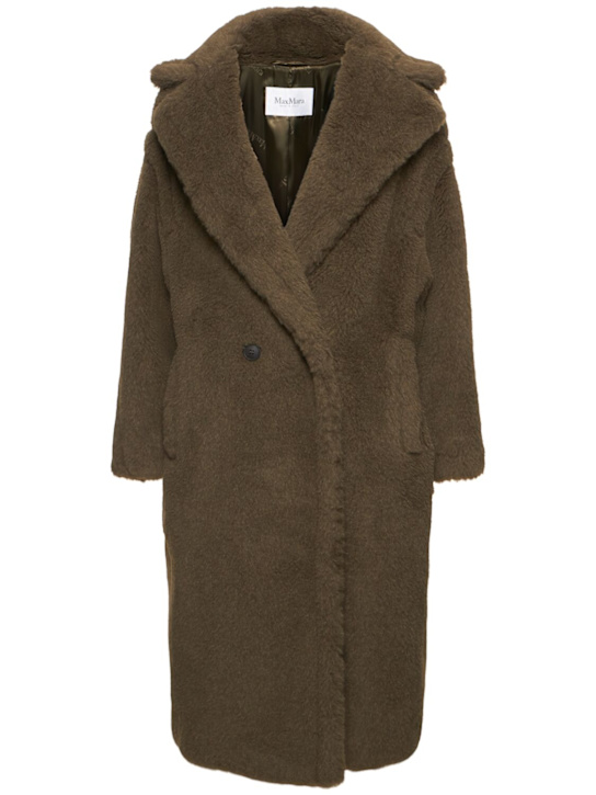 Max Mara: Tedgirl alpaca blend long coat - women_0 | Luisa Via Roma