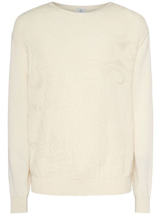 Cotton crewneck sweater