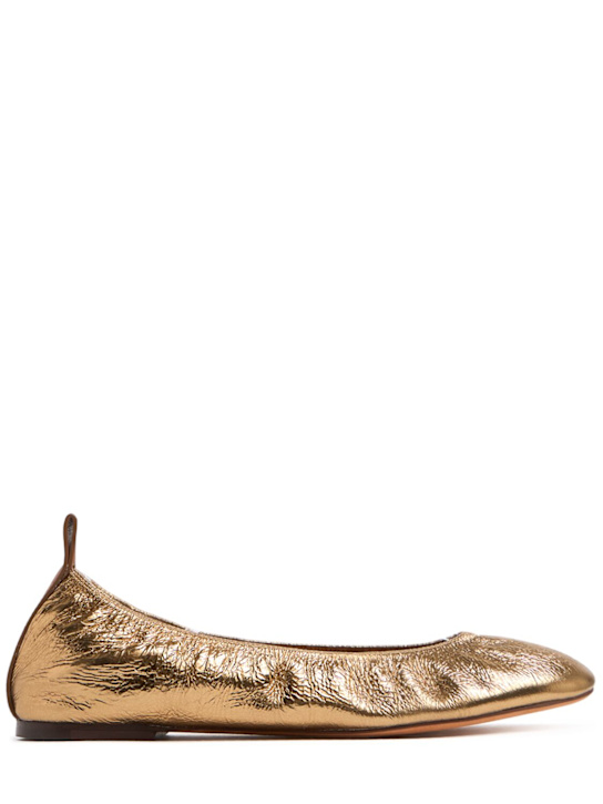 Lanvin: Ballerines laminées 5 mm - Or - women_0 | Luisa Via Roma