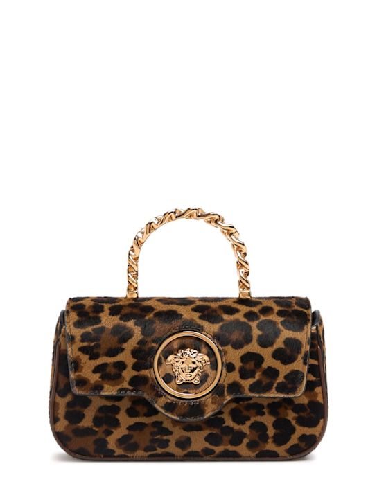 Versace: Mini Medusa leather top handle bag - women_0 | Luisa Via Roma