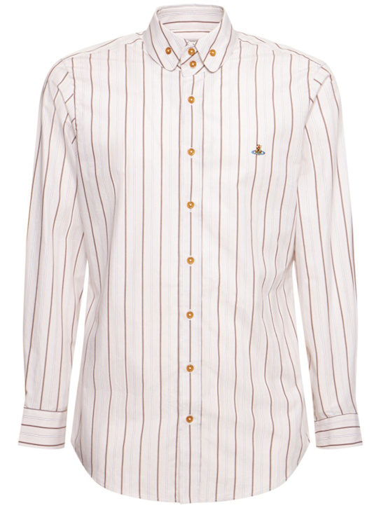 Vivienne Westwood: 2-Knopf-Shirt „Krall“ - Beige - men_0 | Luisa Via Roma