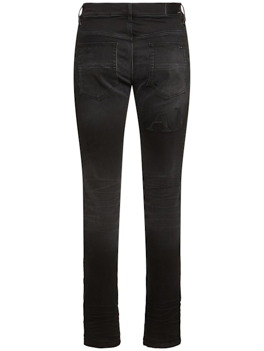 Amiri: Bandana jacquard logo jeans - Vintage Black - men_4 | Luisa Via Roma