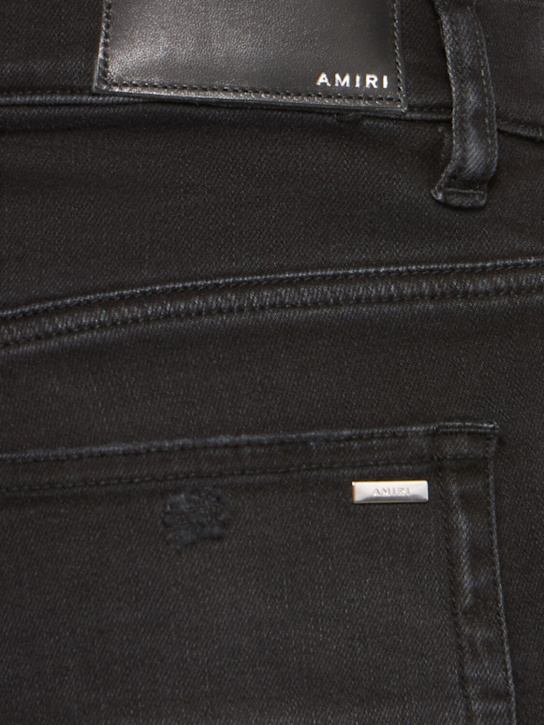Amiri: Bandana jacquard logo jeans - Vintage Black - men_3 | Luisa Via Roma