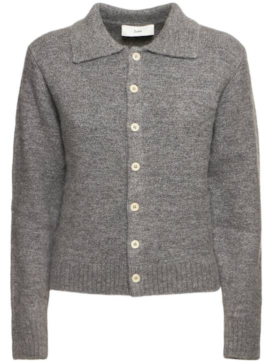 Dunst: Unisex polo knit cardigan - women_0 | Luisa Via Roma