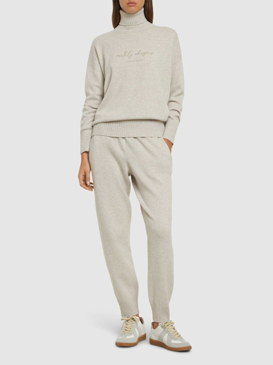 Brunello Cucinelli: Wool blend turtleneck sweater - women_1 | Luisa Via Roma