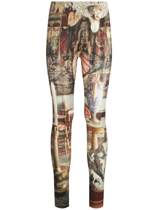 Vivienne Westwood: Printed leggings - Multicolor - men_0 | Luisa Via Roma