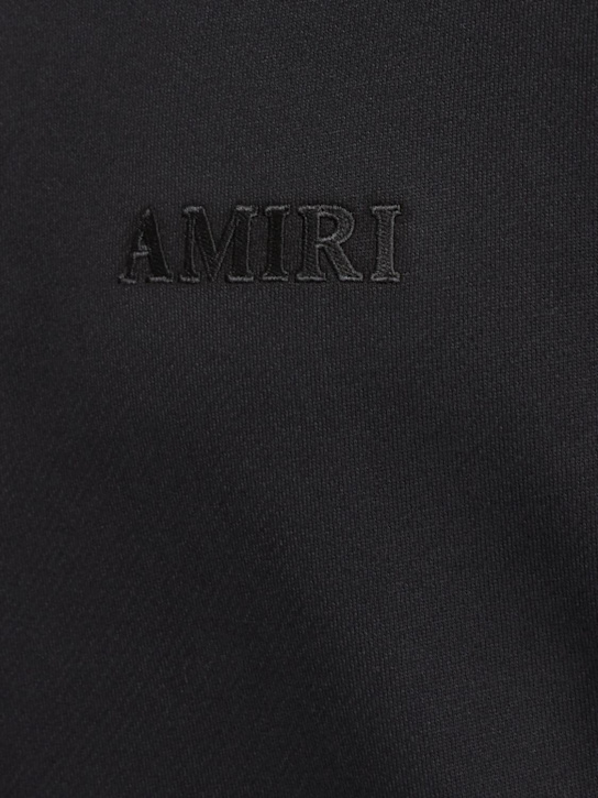 Amiri: Oversize hoodie - Black - men_3 | Luisa Via Roma