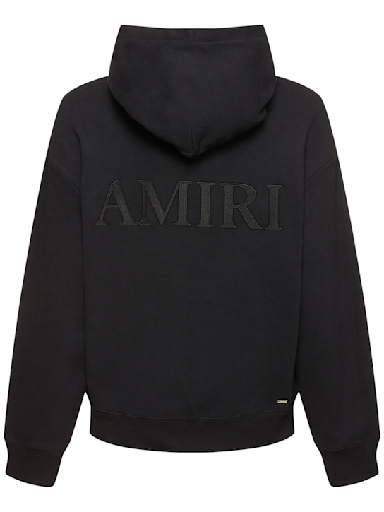 Amiri: Oversize hoodie - Black - men_4 | Luisa Via Roma