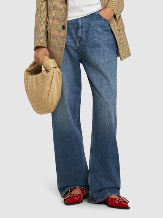 GANNI: 20mm Chunky Buckle ballerina slingbacks - women_1 | Luisa Via Roma