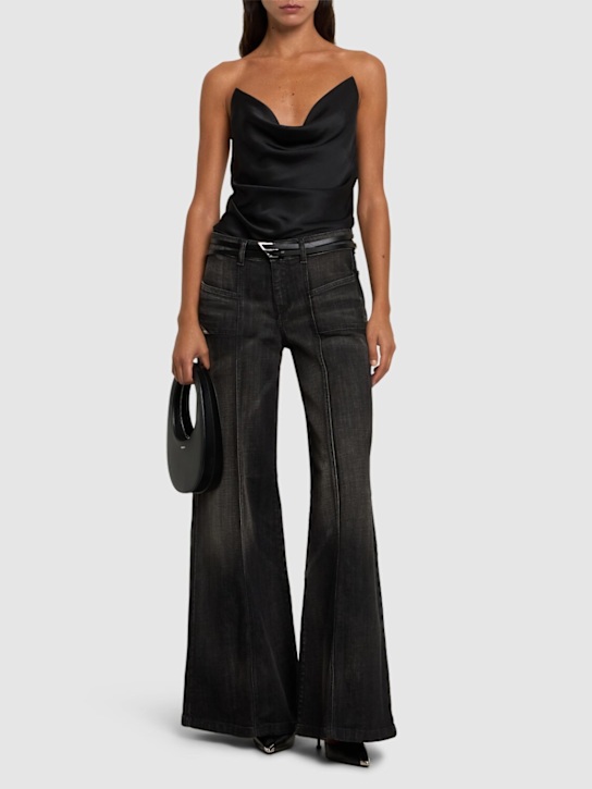 Diesel: D-Akii 하이라이즈 와이드 진 - women_1 | Luisa Via Roma