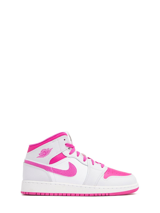 Nike: Sneakers "Air Jordan 1 Mid" - Iris Whisper - kids-girls_0 | Luisa Via Roma