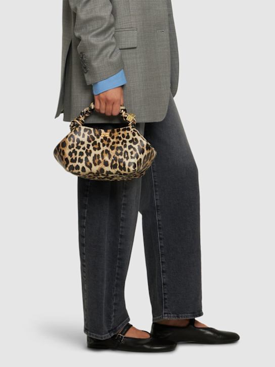 GANNI: Small Bou leopard print bag - women_1 | Luisa Via Roma