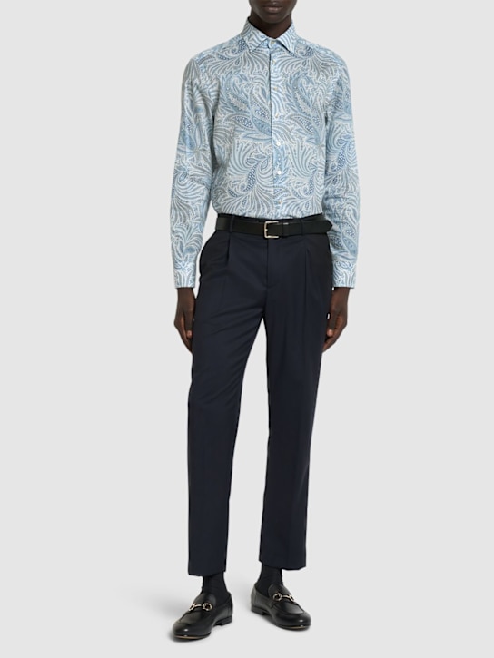 Etro: Roma cotton shirt - men_1 | Luisa Via Roma