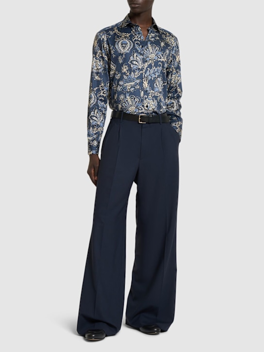 Etro: Cotton shirt - men_1 | Luisa Via Roma