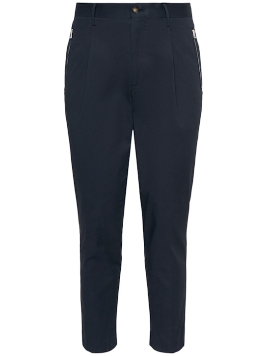 Etro: コットンブレンドジップポケットパンツ - men_0 | Luisa Via Roma